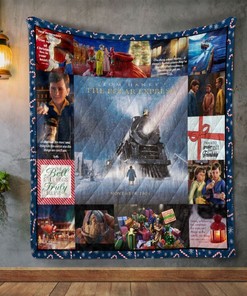 The Polar Express Tom Hanks Xmas Movie Quilt Blanket with Keywords