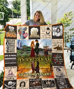 The Prince Bride 32nd Anniversary Collection Quilt Blanket - Perfect for Fans