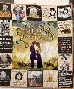 The Princess Bride DD Quilt Bedding Set - Vintage Blanket for Movie Lovers