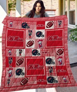 The Rebels Ole Miss Rebels Ncaa Quilt Bedding Set for Boys