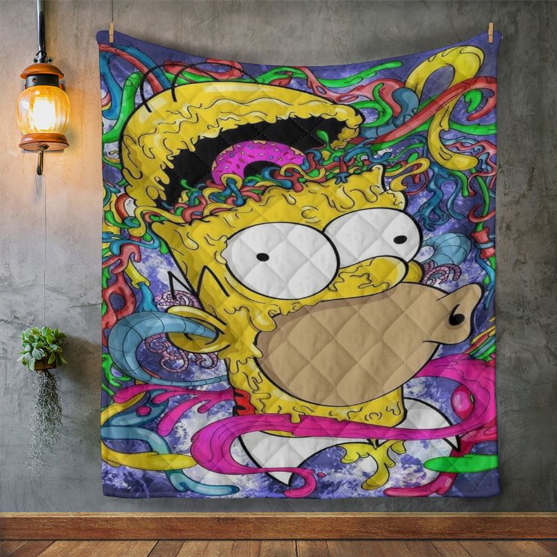 The Simpsons Painting Art Quilt Bedding Set - Captivating Artwork Collection