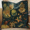 The Smashing Pumkins: Quilt Bedding Set with Fleece Blanket for Smashing Pumpkins Fans