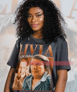 The Sopranos Livia Soprano Shirt | Nancy Marchand Novel Homage Tee | New Jersey Mafia Retro Sweater