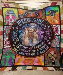 The Soul Of A Mermaid On a Hippie Quilt Bedding Set: A Must-Have for Fans