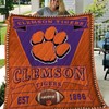 The Tigers1896 NCAA Clemson Tigers Collected Quilt Bedding Set