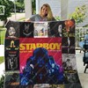 The Weeknd Albums Starboy The Hills Quilt Bedding Set for Fans