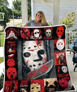 The Wifi Is Down Friday The 13th The Collection Quilt Blanket - A Spooky Night In for Horror Fans