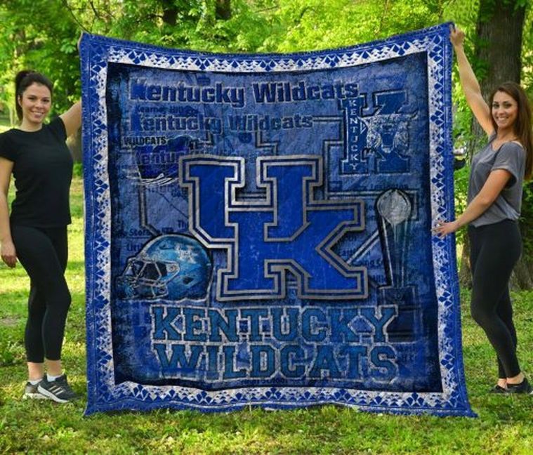 The Wildcats Ncaa Kentucky Wildcats Great Quilt Bedding Set for Boys