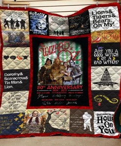 The Wizard of Oz Tribute Quilt Bedding Set T3107 for Fans of the Classic Movie