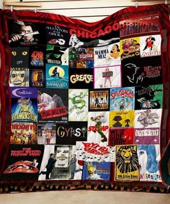 Theatre Lover Broadway Confessions Quilt Bedding Set DUP for Fans
