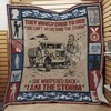 They Whispered to Her Quilt Bedding Set with Quilt Blanket, Great Gift for People Who Love Quotes