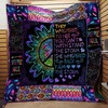 They Whispered to Her: You Can Withstand The Storm on Hippie Quilt Bedding Set