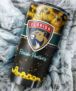 This Beautiful Sunflower Florida Panthers NHL Tumbler is a Must-Have