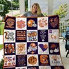 Tiger On NCAA Clemson Tigers Collection Great Quilt Bedding Set