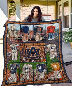 Tigers Collected Auburn NCAA Quilt Bedding Set for Fans