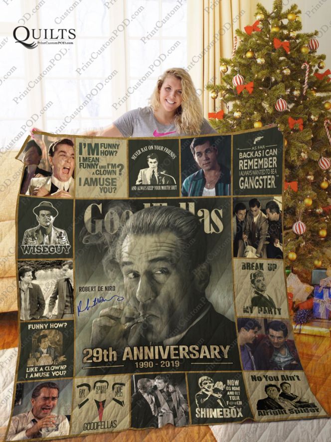 Timeless Style With Vintage Goodfellas 29th Anniversary Collected Quilt Blanket