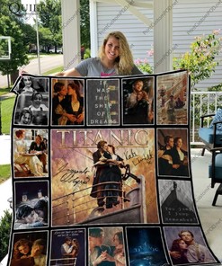 Titanic It Was The Ship Of Dreams For Fans Quilt Blanket Movie Bedding Set