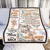 To Daughter It's A Big Hug Lion Quilt Bedding Set - For The Most Comfortable Hug
