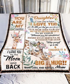 To Daughter It's A Big Hug Lion Quilt Bedding Set - For The Most Comfortable Hug