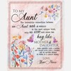 To My Aunt From Niece Flower Lover Gift Bedding Set - quilt bedding set is sure to impress.