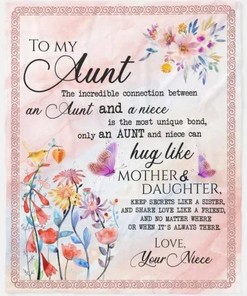 To My Aunt From Niece Flower Lover Gift Bedding Set - quilt bedding set is sure to impress.