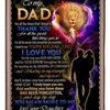 To My Dad For Teaching Me The Meaning Of Compassion - Fleece Blanket For a Heartfelt Father's Day Gift with Bed Set Twin