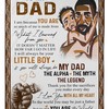 To My Dad What I Learned From You Fleece Blanket - A Sentimental Message for Your Dad with Bed Set Twin