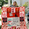 To My Daughter Happiness Is A Journey Quilt Bedding Set - For The Ones Who Love To Be Happy