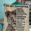 To My Daughter I Want You To Know I Love You Quilt Bedding Set - For The Ones Who Need To Be Reminded