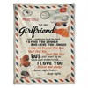 To My Girlfriend I Love You With All My Whole Heart - A Romantic and Sentimental Gift for Your Love Quilt Bedding Set