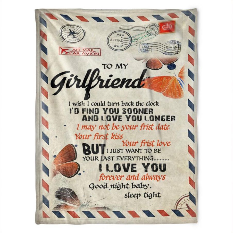 To My Girlfriend I Love You With All My Whole Heart - A Romantic and Sentimental Gift for Your Love Quilt Bedding Set