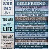 To My Girlfriend I May Not Be Your First Date Kiss Love - A Romantic and Cute Gift for Your Love with Bed Set Cute