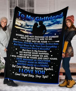 To My Girlfriend You Are My Life Blanket - A Sentimental and Heartfelt Gift for Your Love with Quilt Bedding Set Full