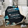 To My Girlfriend You Make Me Happy Every Night Romantic Blanket - A Romantic Gift for Your Love with Quilt Bedding Set