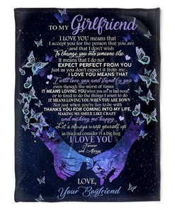 To My Girlfriend You With Love And Kisses You - A Romantic and Sentimental Gift for Your Love with Quilt Bedding Set