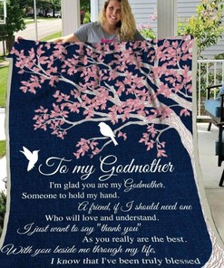 To My Godmother Blanket - Perfect Gift for Godmothers