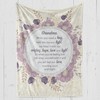 To My Grandma When You Are Feeling Low Fleece Blanket for Comfort