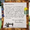 To My Grandma With Love - Personalized Quilt Blanket for Quilting Enthusiasts
