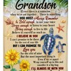 To My Grandson Blanket If Ever There is a Tomorrow from Grandma Birthday - Show Your Love for Your Grandson