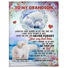To My Grandson You Ll Always Be My Baby Girl I Love You Forever And Always Quilt Blanket Bedding Set