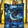 To My Niece I Love You To The Moon And Back Fleece Blanket Animal for Family Birthday Niece Butterflies Lover