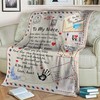 To My Niece I Want You To Know I Love You Blanket Anniversary For Niece From Aunt