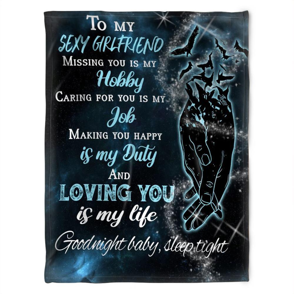 To My Sexy Girlfriend Quilt Bedding Set for Couples