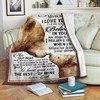 To My Son Bear Believe in Yourself Quilt Bedding Set - Encourage Your Son with Some Cozy Words of Wisdom
