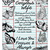 To My Wife, Love You Forever And Always Butterfly Blanket For Her Birthday