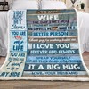 To My Wife You Are The Only One: Quilt Bedding Set with Fleece Blanket