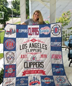 Together We Will Los Angeles Clippers Collection Quilt Bedding Set for Sports Fans