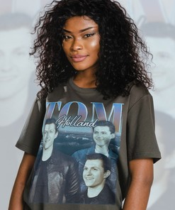 Tom Holland Vintage Tee | Actor Homage Shirt | Tom Holland Fan Apparel | Retro Sweatshirt
