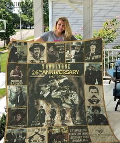 Tombstone 26th Anniversary Quilt Bedding Set for Fans