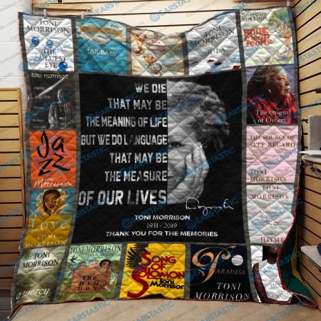 Toni Morrison Inspirational Quilt Blanket - Tribute to the Beloved Nobel Prize Winner